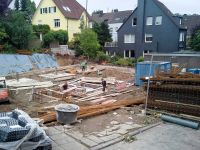 Abriss und Neubau einer Wohnanlage mit Tiefgarage