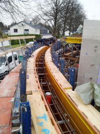 Neubau einer modernen Villa - Bauen mit Sichtbeton